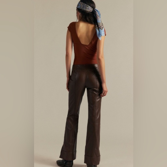 Glow Up Vegan Pants NWOT potting soil - Picture 4 of 5